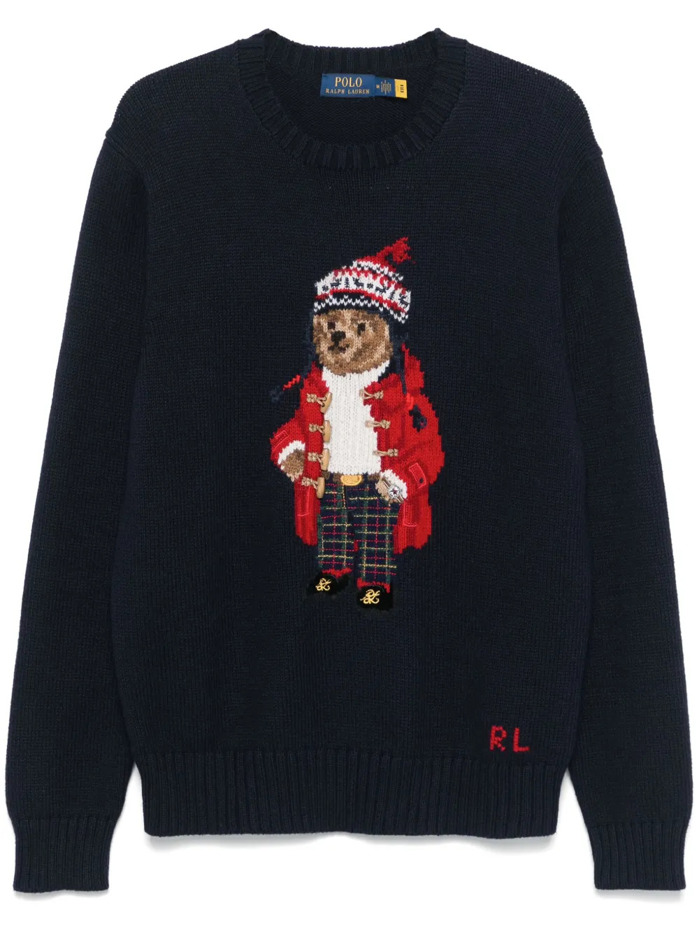 Polo Ralph Lauren Polo Bear-motif Sweater | Blue | FARFETCH ID | Farfetch Global