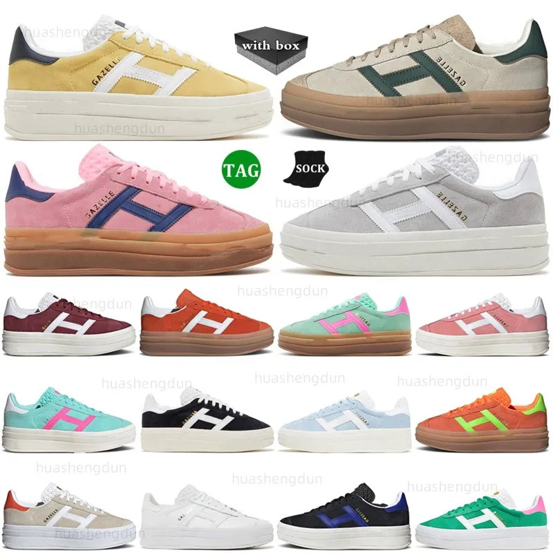 Gazelle Bold Magic Beige Collegiate Green Pulse Mint Pink Almost Yellow Pink Glow Woman Gazelles ... | DHGate