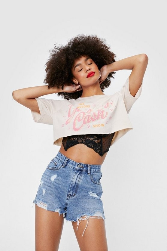 Distressed Mini Denim Shorts | Nasty Gal (US)