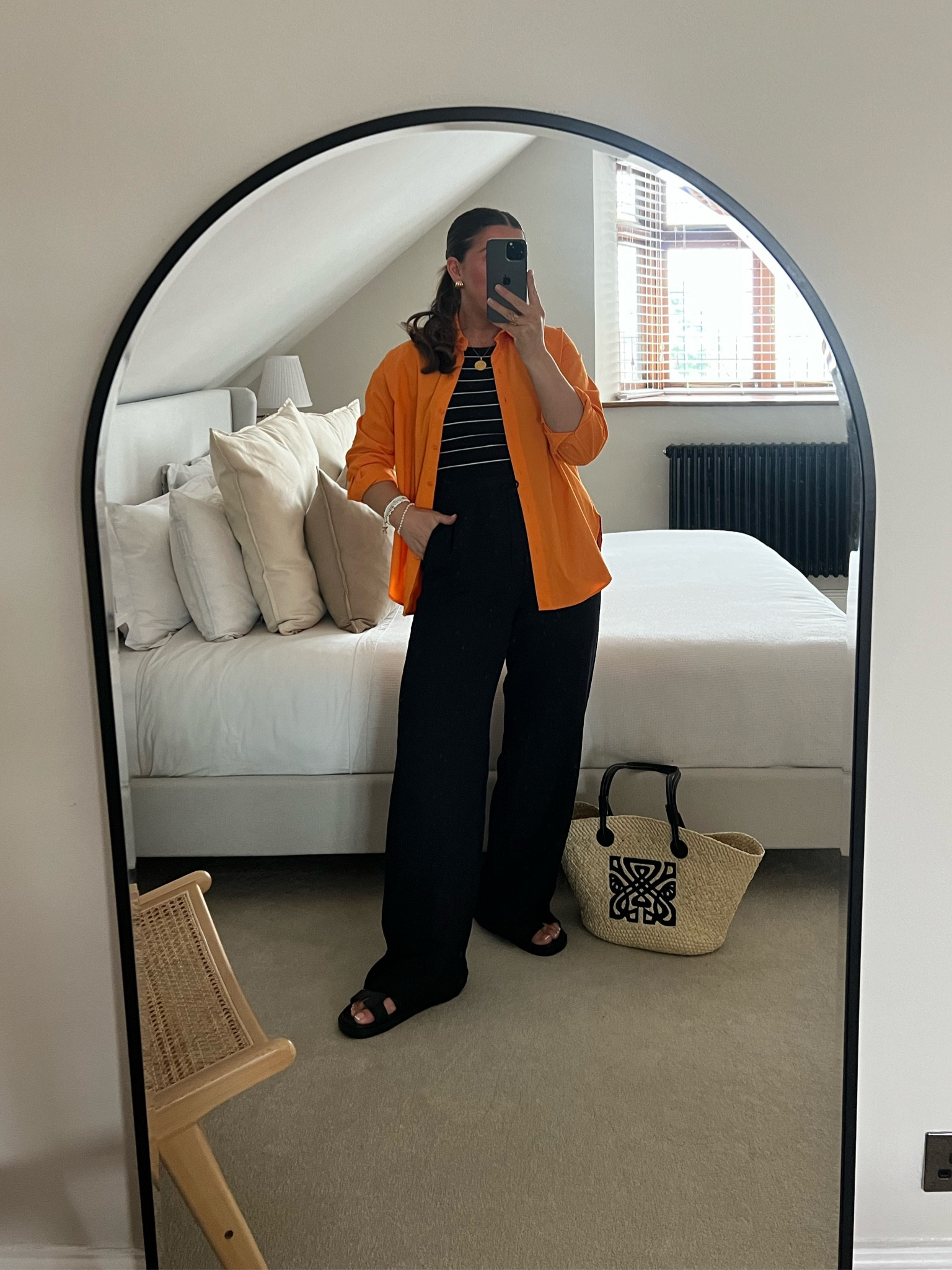 OOTD 🧡

I wear size M in the linen trousers 

#LTKstyletip