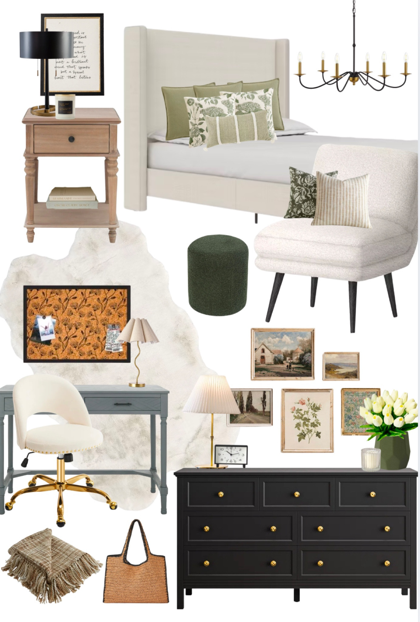 Intentionally went on the hunt for some very budget friendly finds to put together this bedroom. The wall prints, storage “books” and tulips are from amazon and although I can’t yet link them here I do have them posted on my IG: heart.and.household in my “home” highlights. 

#LTKSaleAlert #LTKStyleTip #LTKHome