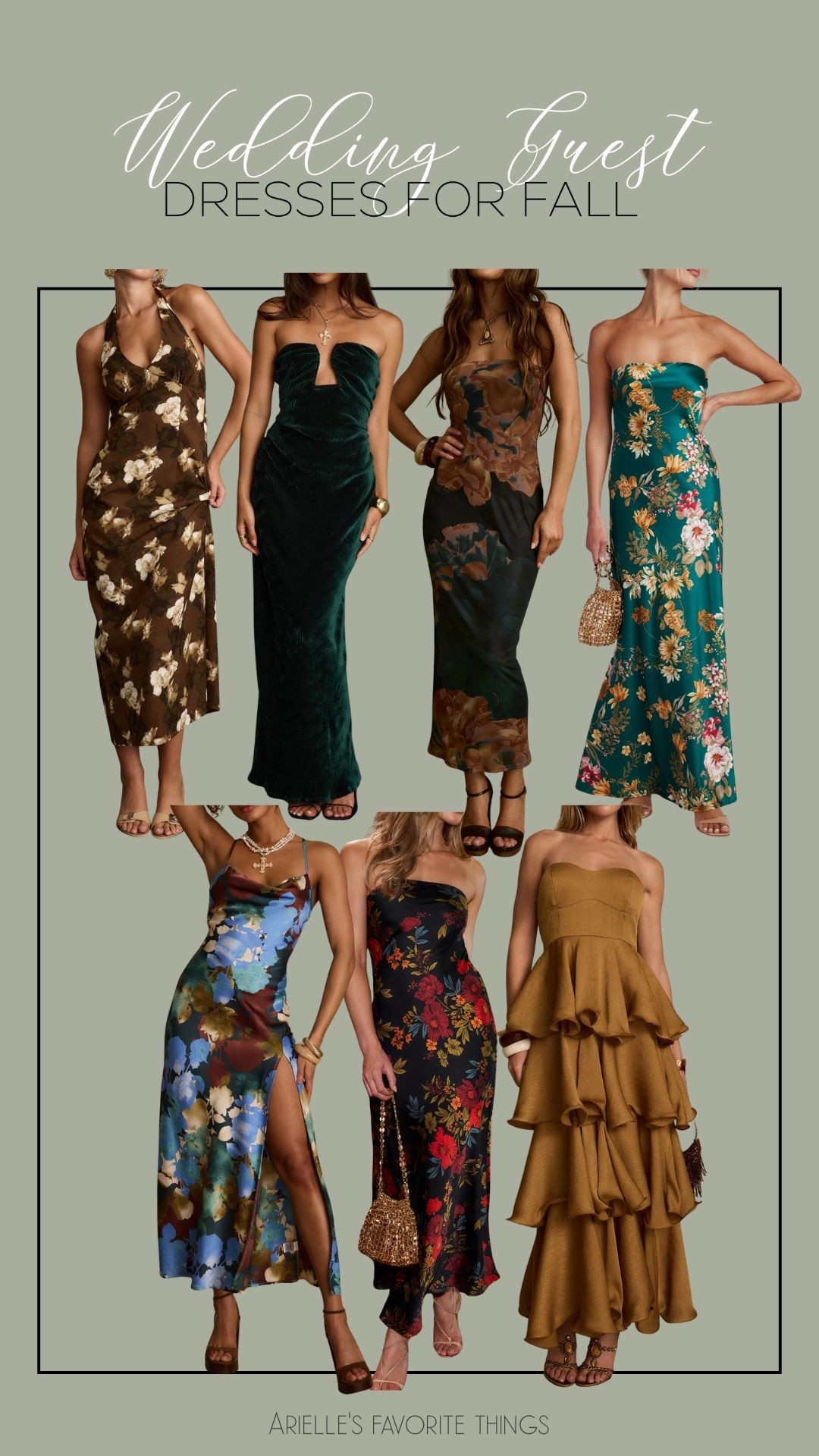 Looking for the perfect Fall Wedding Guest Dress? I am loving these dresses for Autumn. Whether you want a floral print, or solid, you can't go wrong with these beauties.

#LTKStyleTip #LTKSeasonal