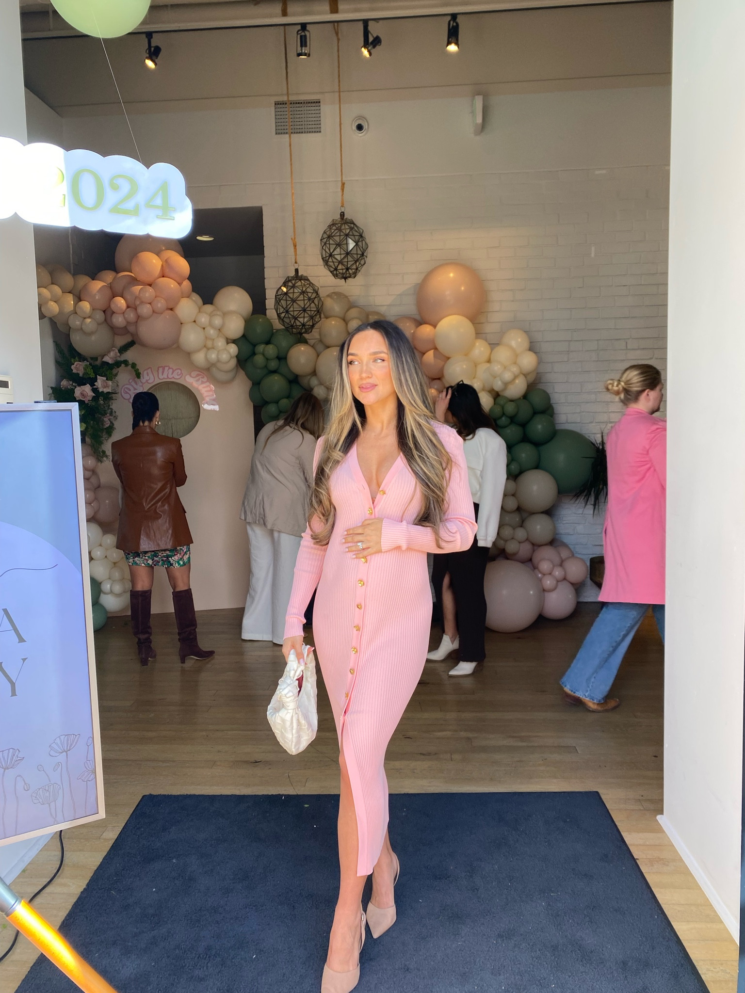 Wearing a small 