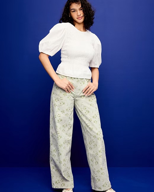 Favorite floral jeans 