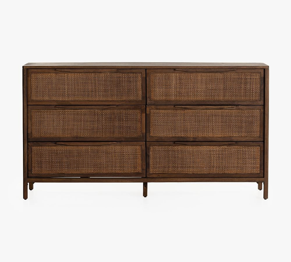 Dolores 6-Drawer Cane Dresser | Pottery Barn (US)