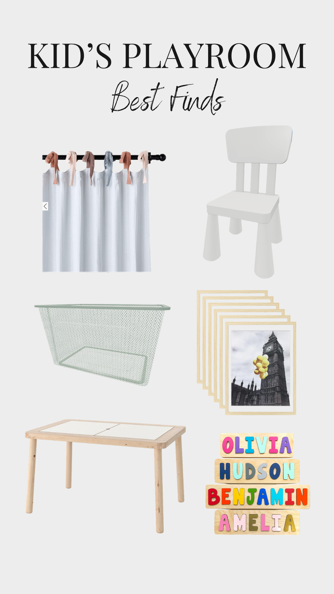 Our kids' playroom is finally coming together! 🧸🤍 Shop everything from the makeover here! ✨ 

 