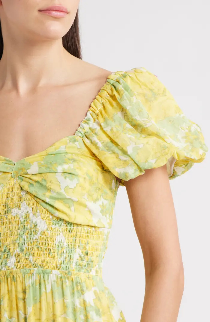 Free People Sundrenched Floral Tiered Maxi Sundress | Nordstrom | Nordstrom