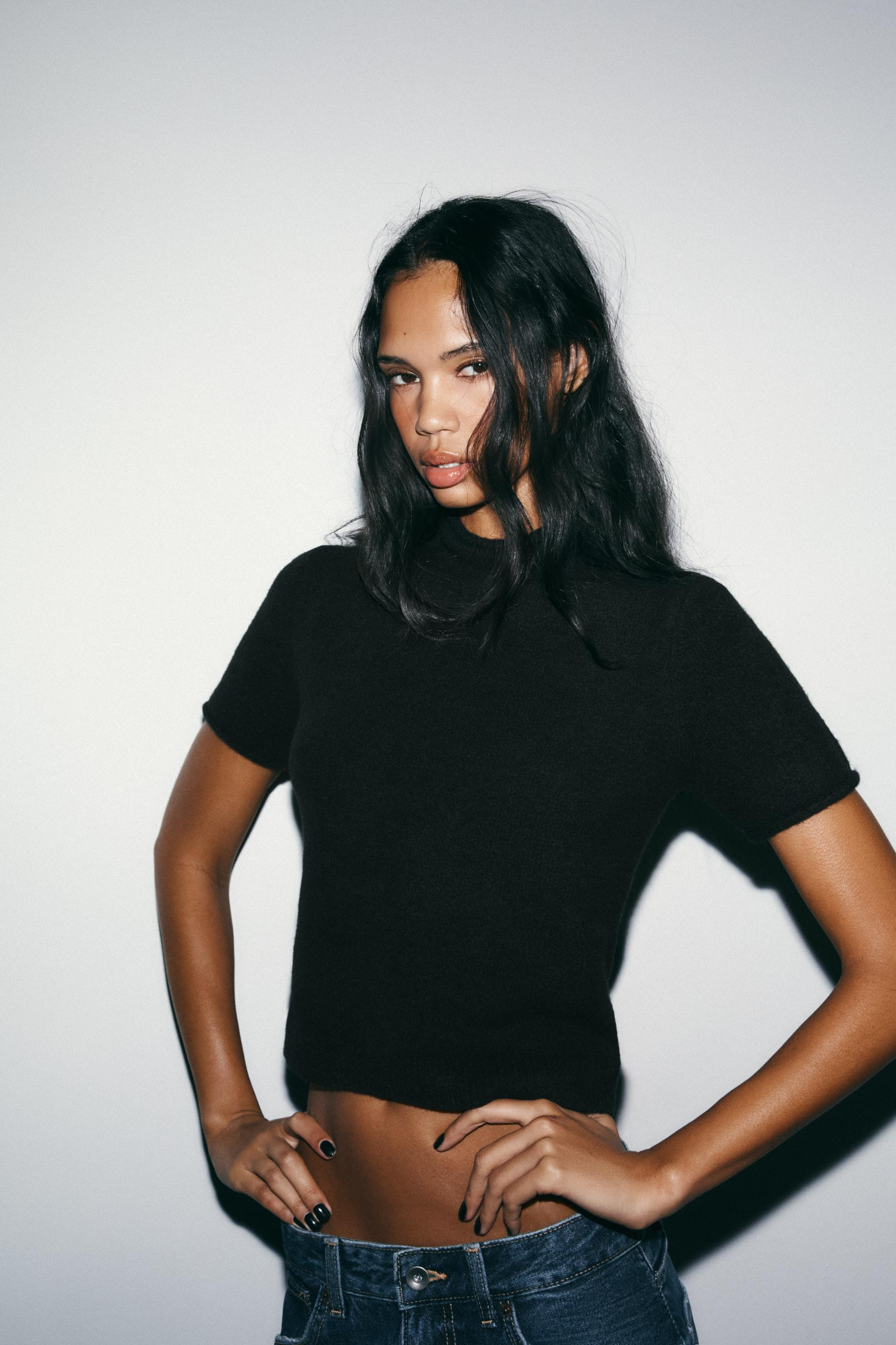 KURZÄRMLIGER SOFT-STRICKPULLOVER | Zara DE