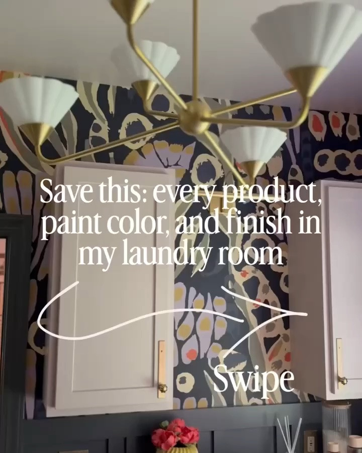The full source guide for our laundry room makeover. 
A few things I learned designing this space:
- The right wallpaper changes everything
- Hidden storage is just as important as the pretty stuff
- Small functional details (Velcro, foldable hooks, anti-vibration pads) make the space WORK as hard as it looks good

laundry room sources | laundry room organization | wallpapered laundry room | small laundry room ideas | functional home design

#LTKdayinmylife #LTKHome