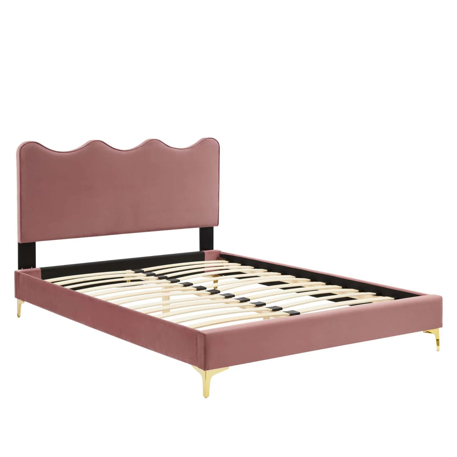 Modway Current Performance Velvet Platform Bed | Wayfair North America