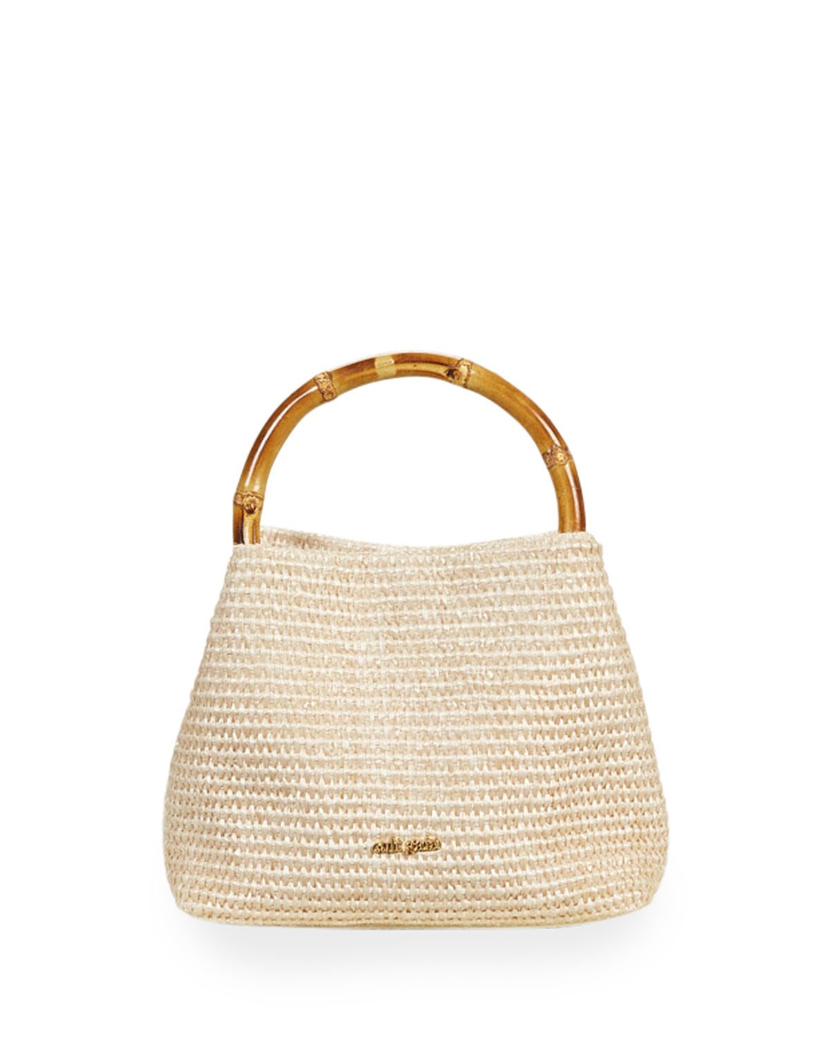 Solene Mini Bamboo Satchel Bag | Neiman Marcus