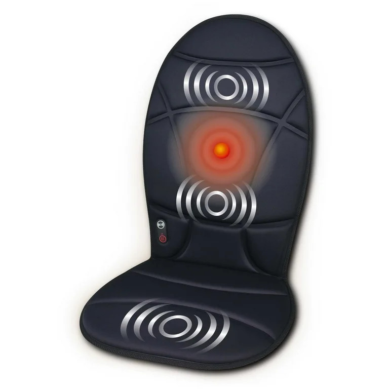 Health Touch Massage Seat Topper with Vibration and Heat for Back and Thigh Relaxation - Walmart.... | Walmart (US)