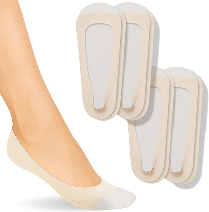 ONDO Low-Cut No Show Socks - Invisible in Flats & Loafers - Cotton & Aqua-X Nylon - No-Slip Fit f... | Amazon (US)