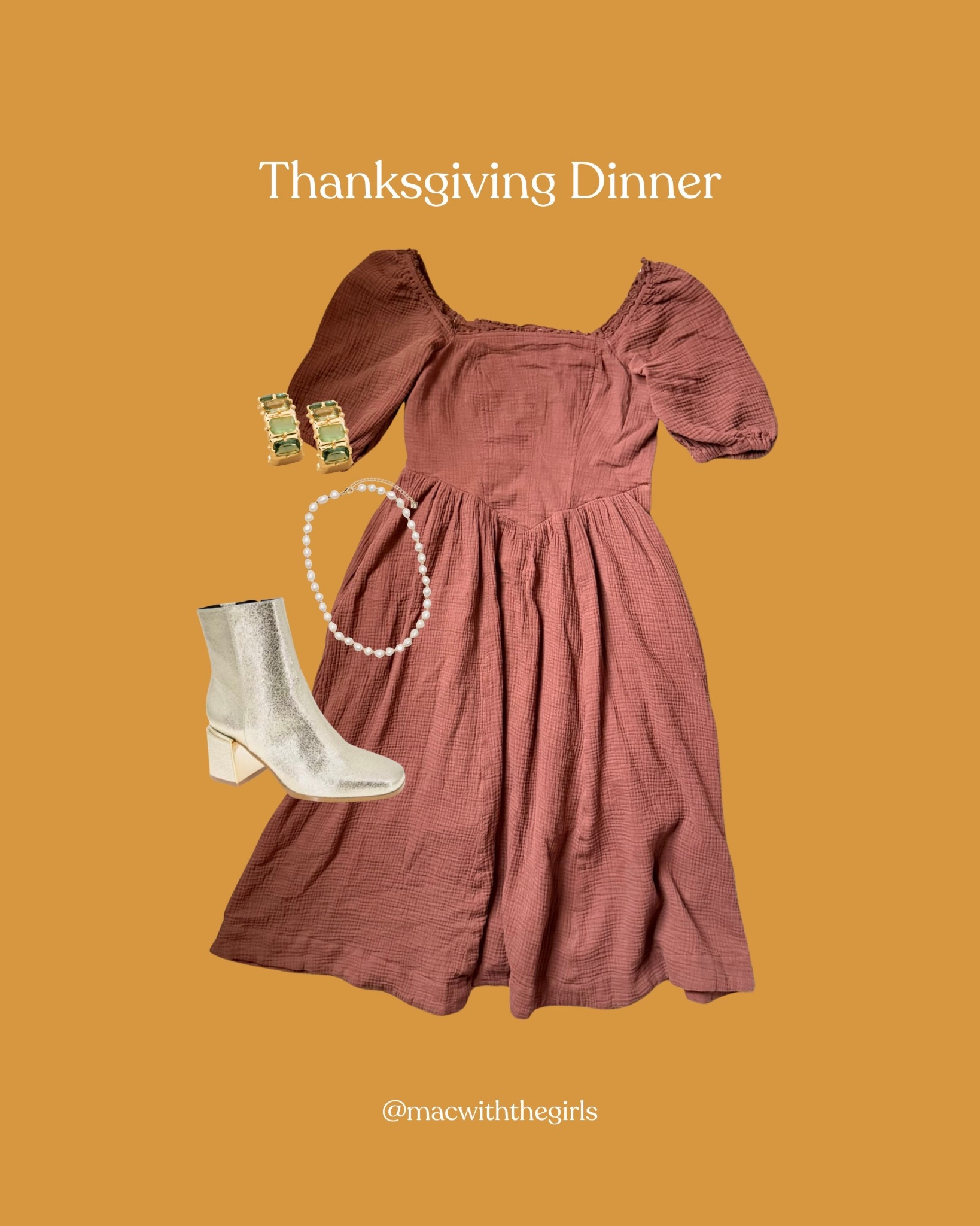 Brown dress is Splendr Boutique!! Thanksgiving dinner fit check 

#LTKCyberWeek #LTKGiftGuide #LTKHoliday