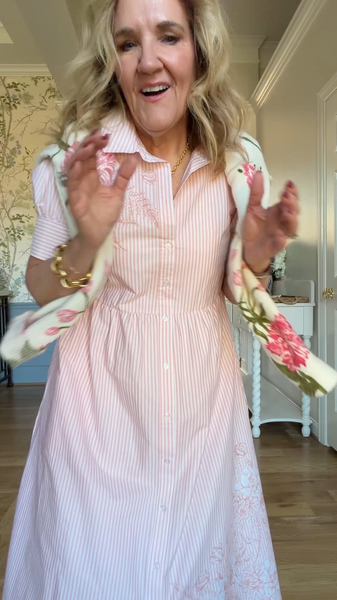 New arrivals at Belk!!! Oh my gosh this is your spring capsule! Sizing is all true to size with the following exceptions 
I sized down in the pearl trimmed jeans to a 6
The joggers are a medium petite 

Easter outfits, Easter dress, travel outfit, pink striped dress, neutral cardigan, tan cardigan, spring capsule

#LTKSaleAlert #LTKPetite #LTKOver40
Easter 