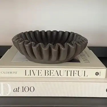 Wave like Leaf Edge Decorated Bowl European American Mousse - Temu | Temu Affiliate Program