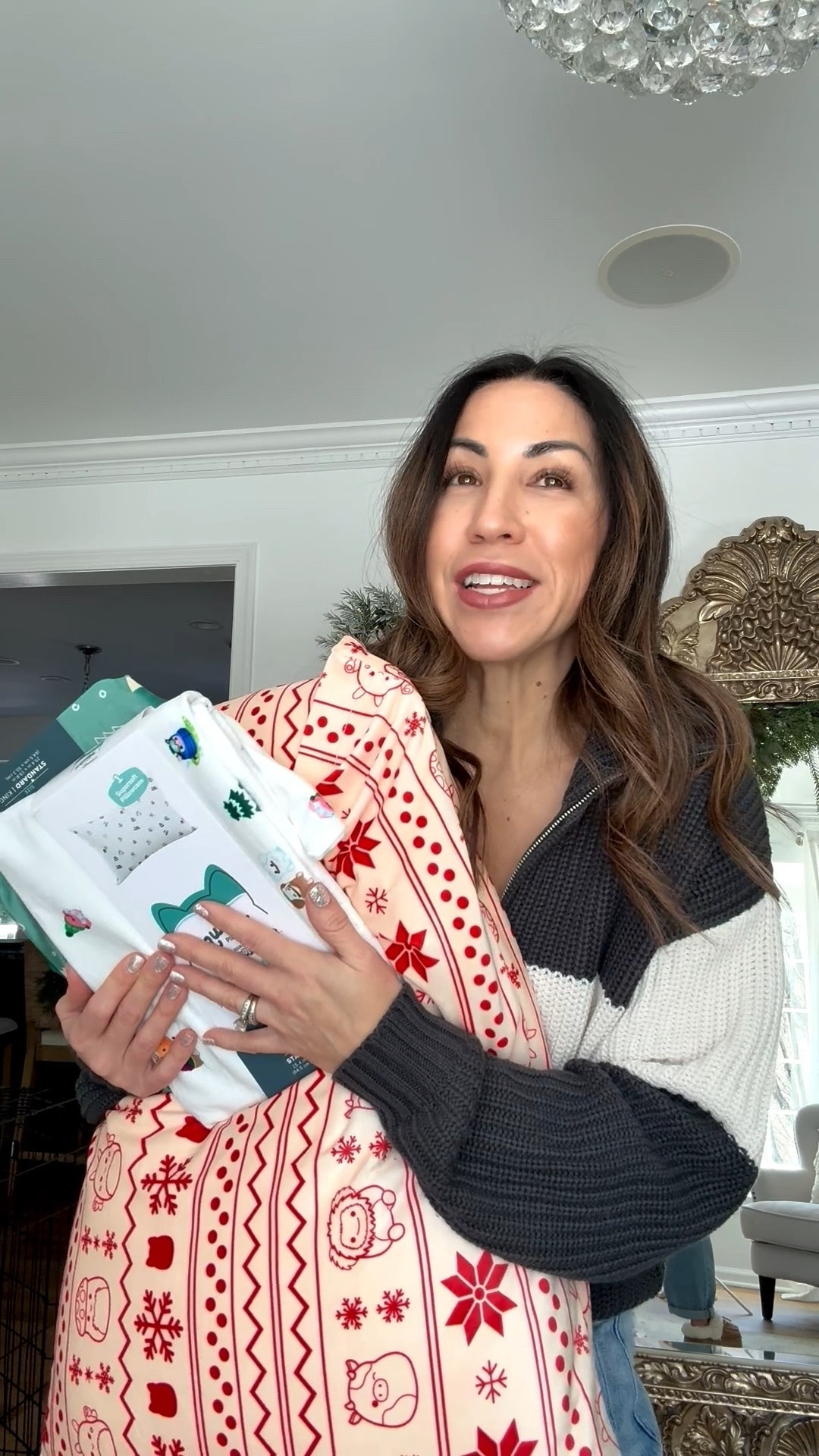 Gifts for kids, gifts for teens, gifts for tweens, last-minute gifts, delivery by Christmas, pillows, Squishmallow. Wearing small sweater.

#LTKFindsUnder50 #LTKKids #LTKGiftGuide