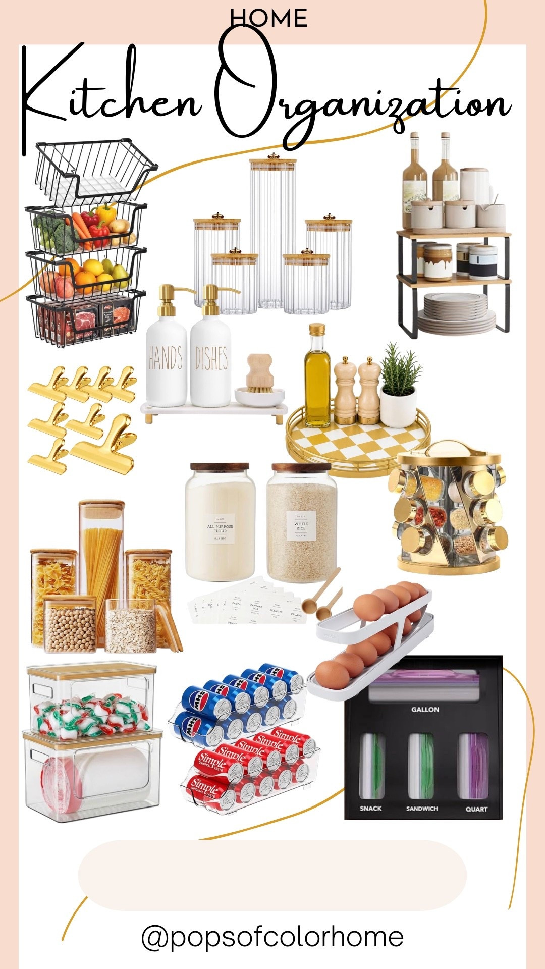 Kitchen storage and organization finds #amazonhome

#LTKHome #LTKSaleAlert