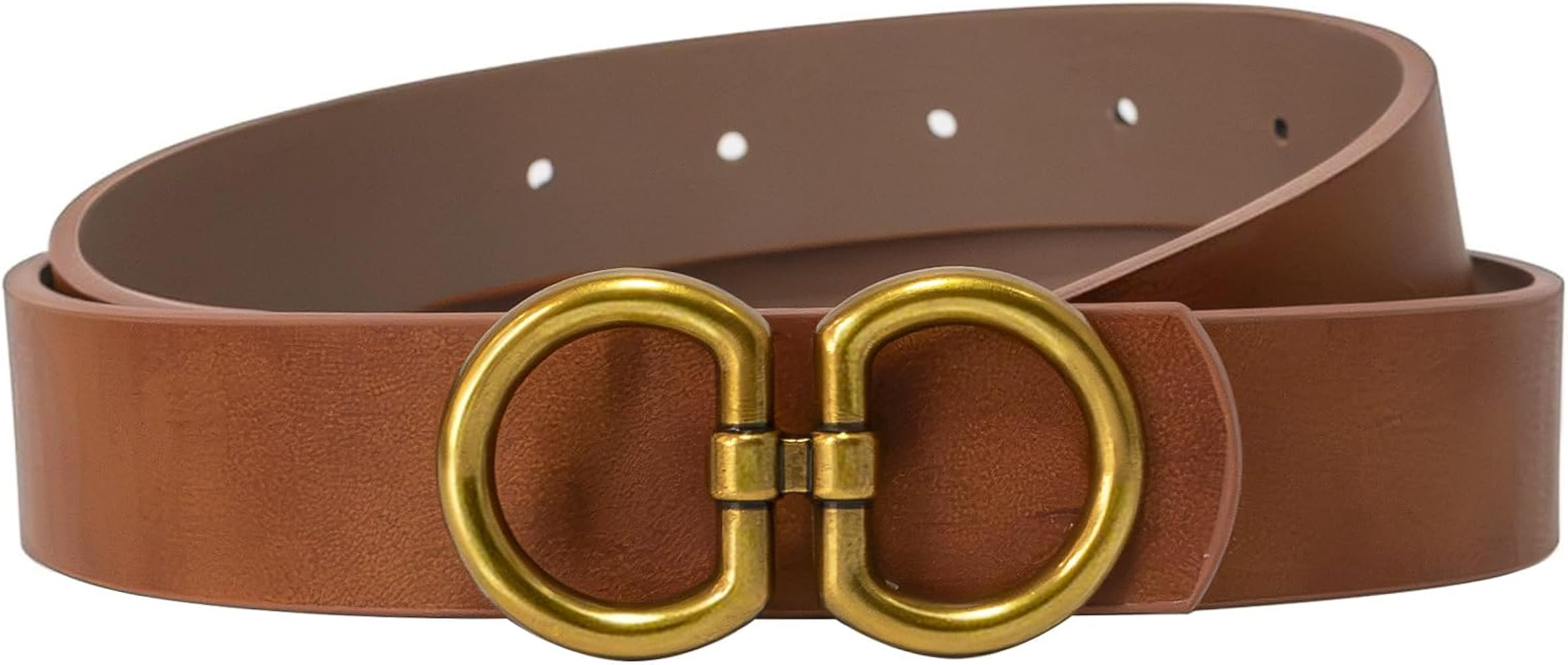 Leopard Belts for Women Animal Print Womens Leather Belt Vintage Buckle Ladies Fashion Belt for J... | Amazon (US)