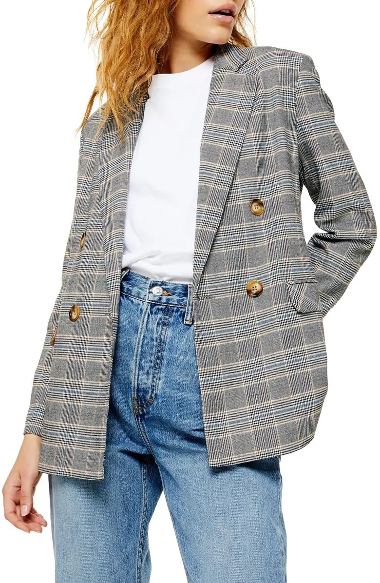 Double Breasted Plaid Blazer | Nordstrom