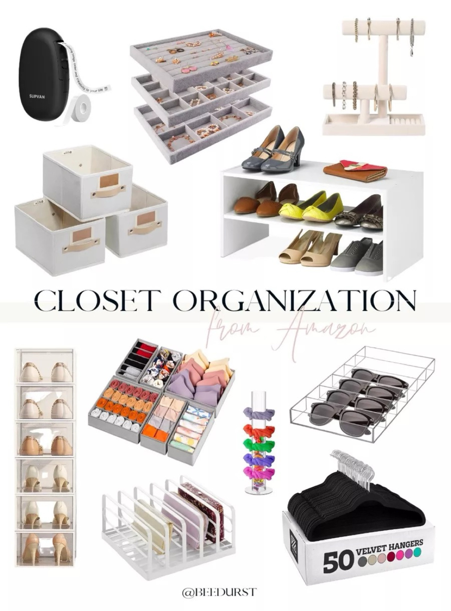 Closet organization, home organization, spring cleaning, shoe organization, jewelry organization, drawer dividers, home finds

#LTKfamily #LTKfindsunder50 #LTKhome