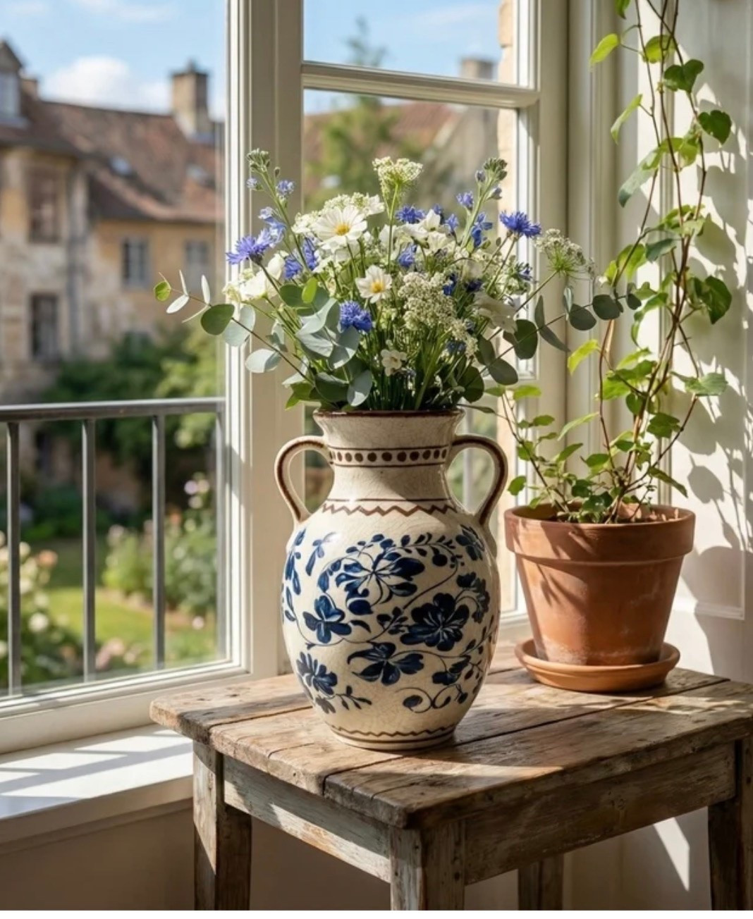 The ceramic vase that instantly gave my space that collected European feel 🤍 Blue + white details will forever have my heart. #WalmartHome #WalmartFinds #NeutralHomeDecor #ShelfStyling #HomeDecorFinds

#LTKHome