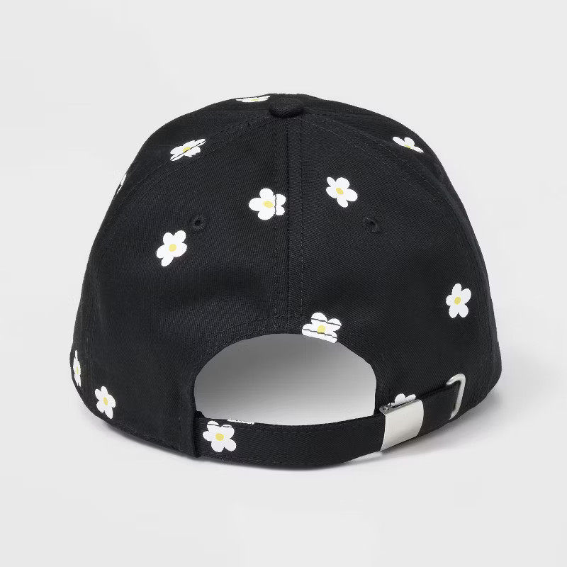 Girls' Daisy Baseball Hat - art class™ Black | Target