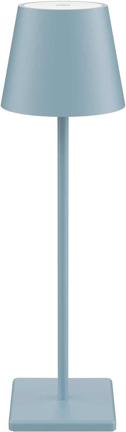 Blue Cordless Table Lamp,5500mAh Battery Powered Table Lamp,3W Touch Rechargeable Battery Table L... | Amazon (US)