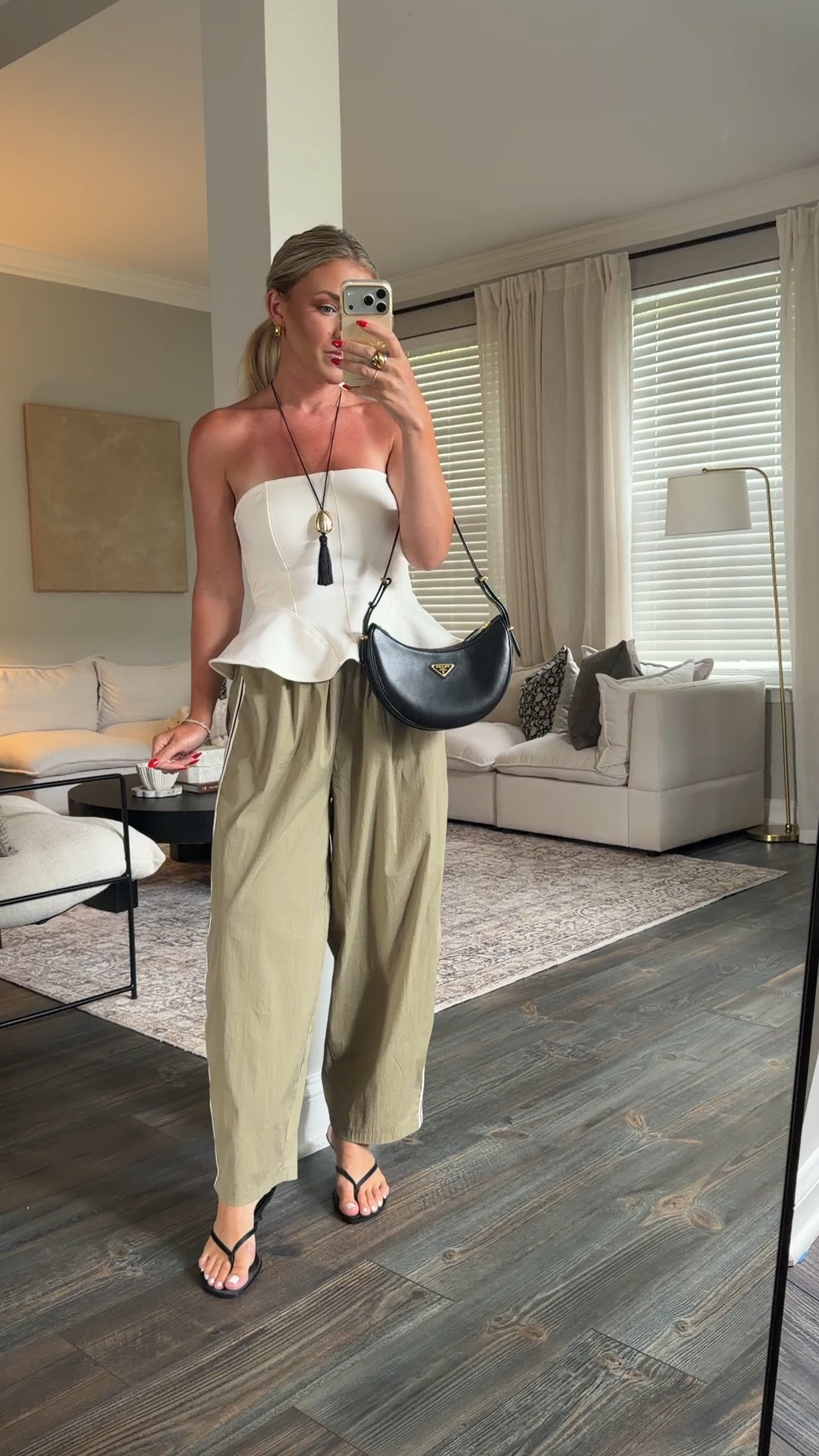 Cute and casual summertime look that you can easily wear into fall!! LOVE these pants! And teachers Anthro is doing a discount! If you shop in store just show your teaching ID or email!

#LTKSeasonal #LTKootd