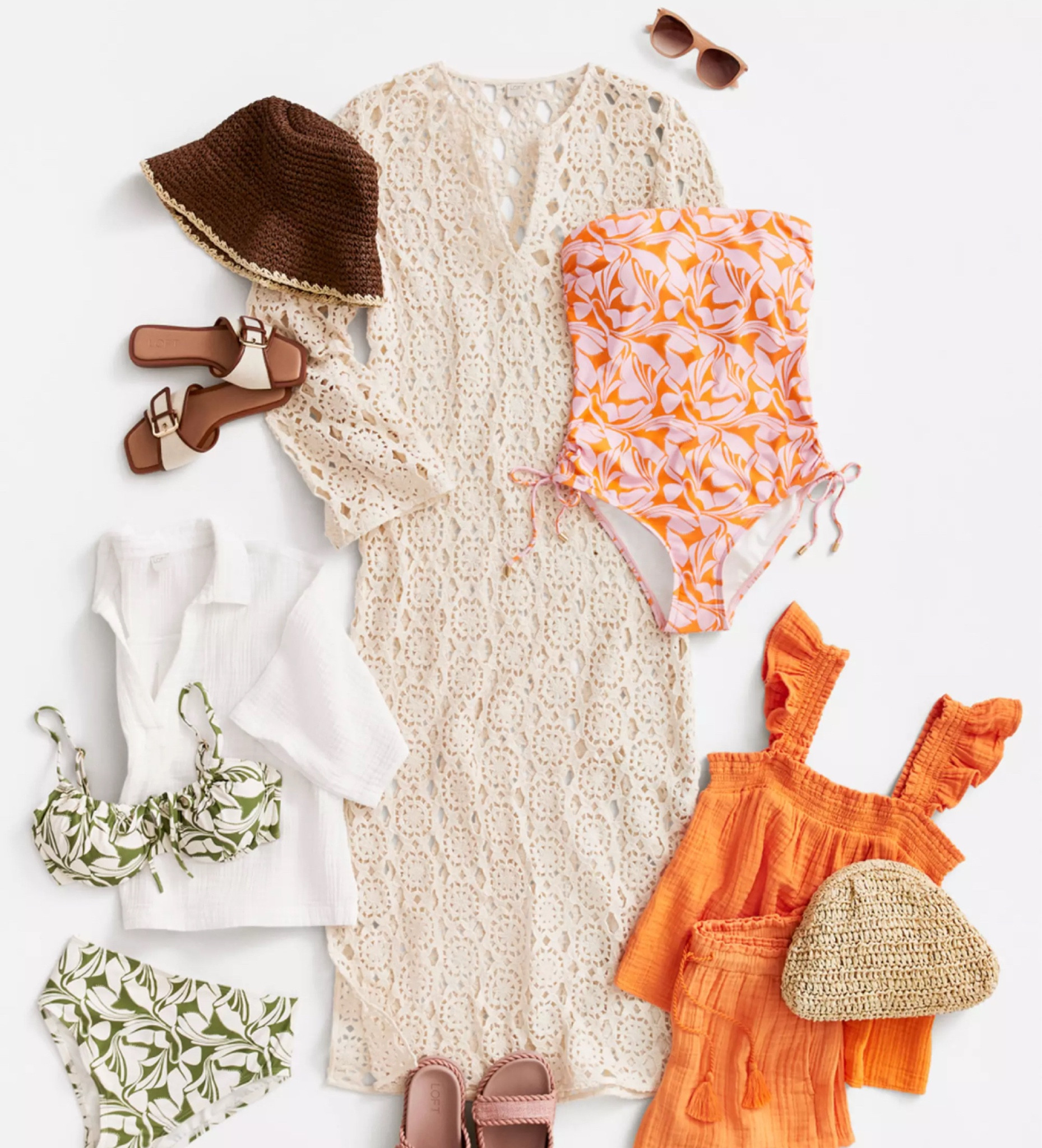 50% off tops & bottoms and 40% off everything else at Loft! Resort wear, swimsuits, coverups, and sandals for spring breakk

#LTKTravel #LTKSaleAlert #LTKSwim