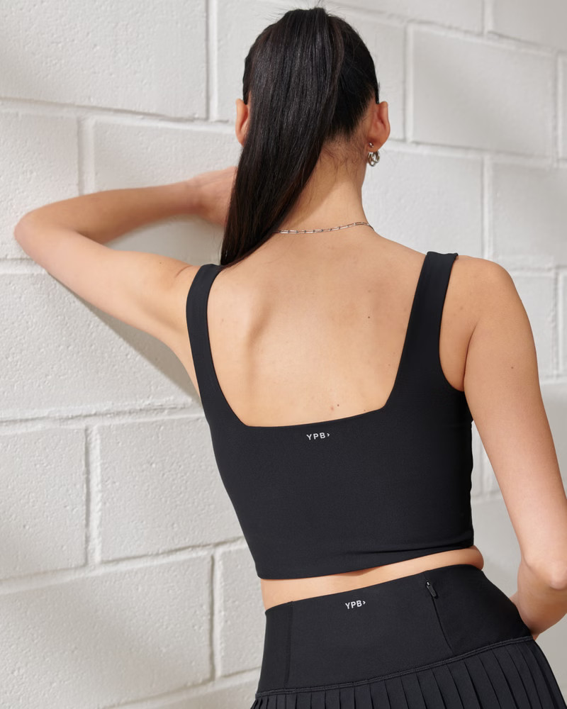 YPB sculptLUX Squareneck Slim Tank | Abercrombie & Fitch (US)