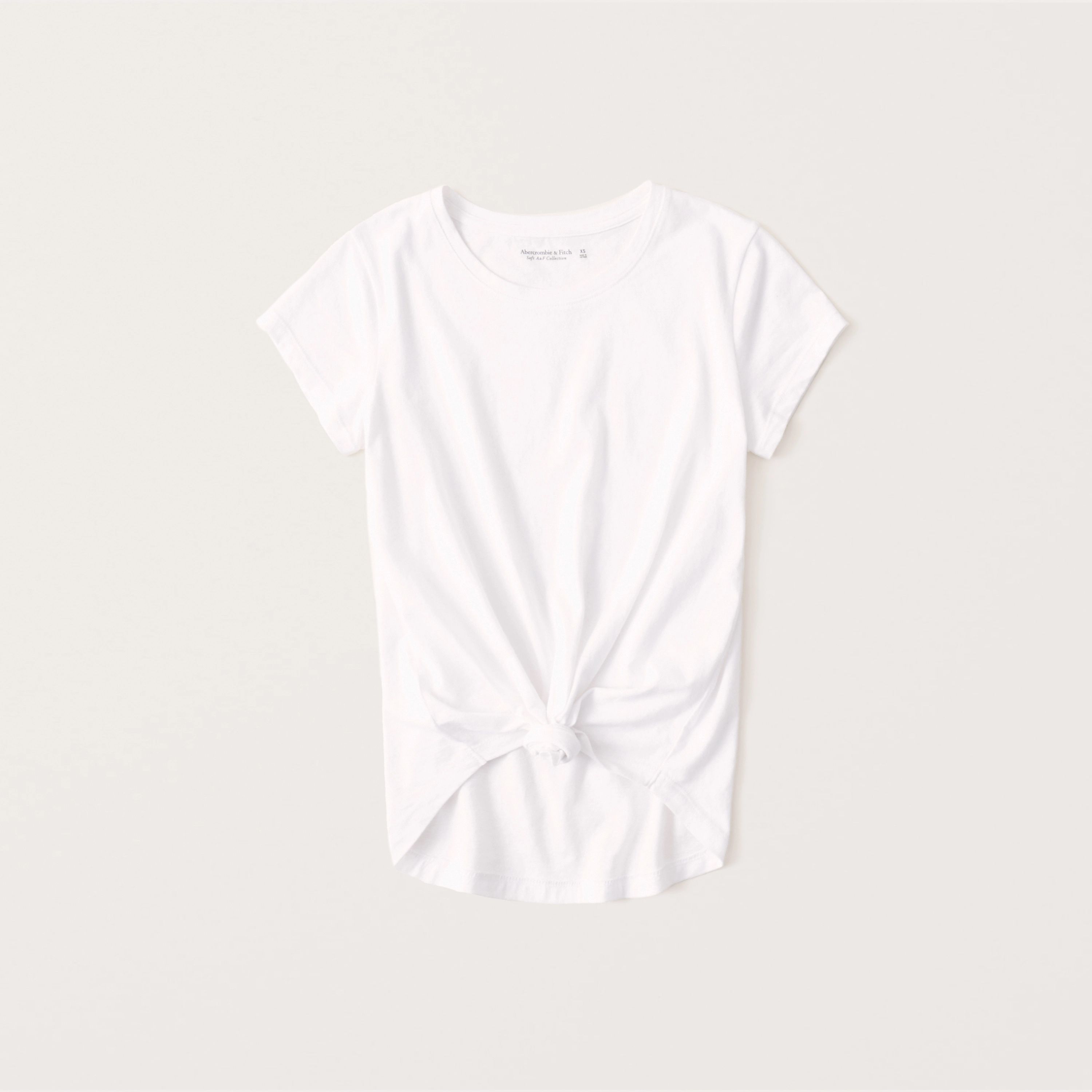 Knotted Crew Tee | Abercrombie & Fitch (US)