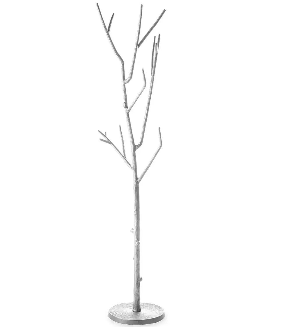 Recycled Metal Branch Coat Tree - Silver | Vivaterra
