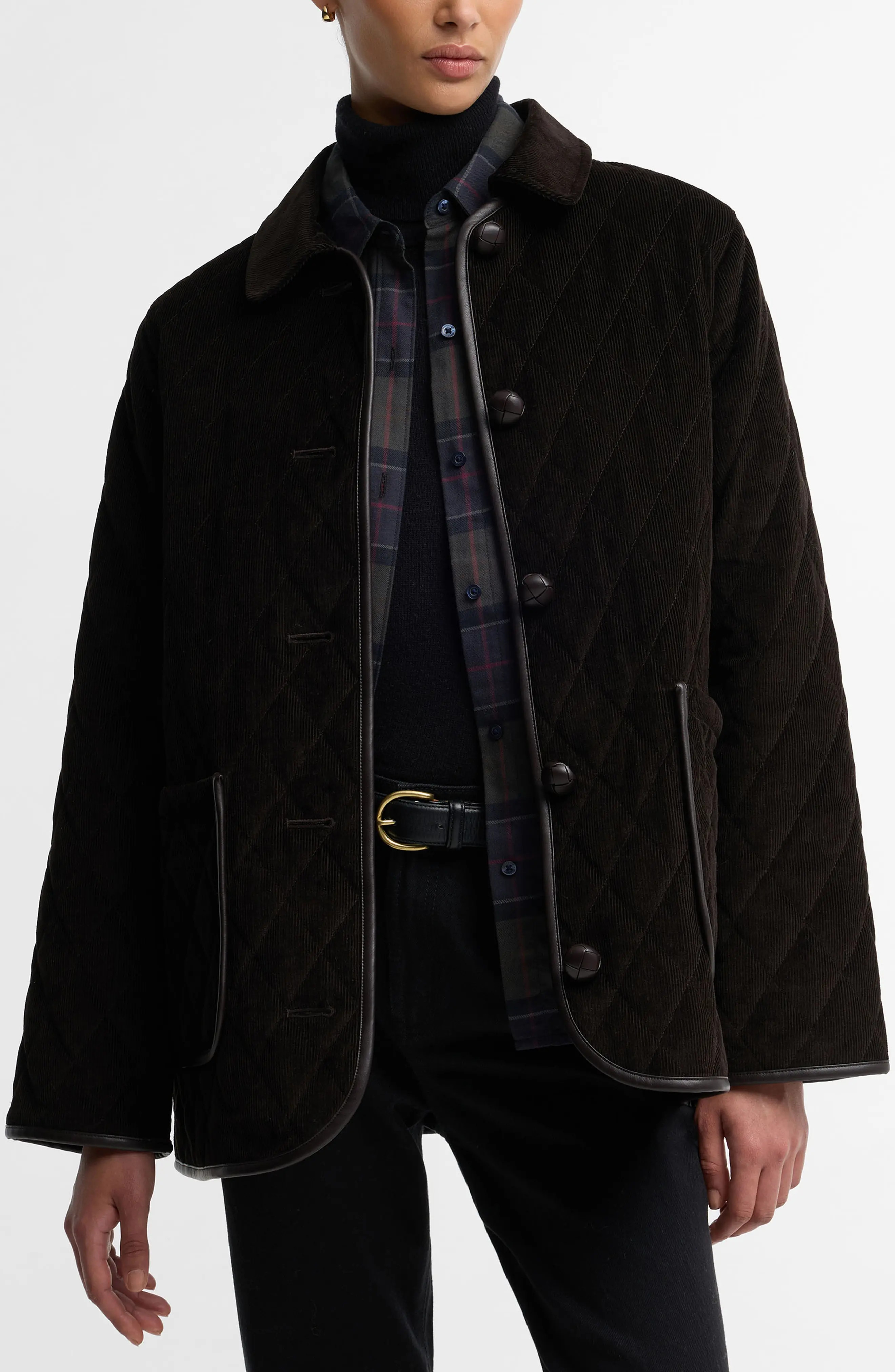 Barbour Marlow Quilted Corduroy Jacket (Women) | Nordstrom | Nordstrom