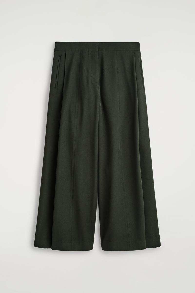 Relaxed Wool-Blend Wide-Leg Pants | COS (US)