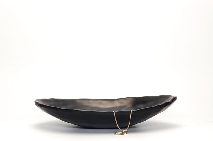 Black Ring Dish,Jewelry Tray Key Dish Tray Organizer,Dresser Decor entryway Key Bowl,Catch All Bo... | Amazon (US)