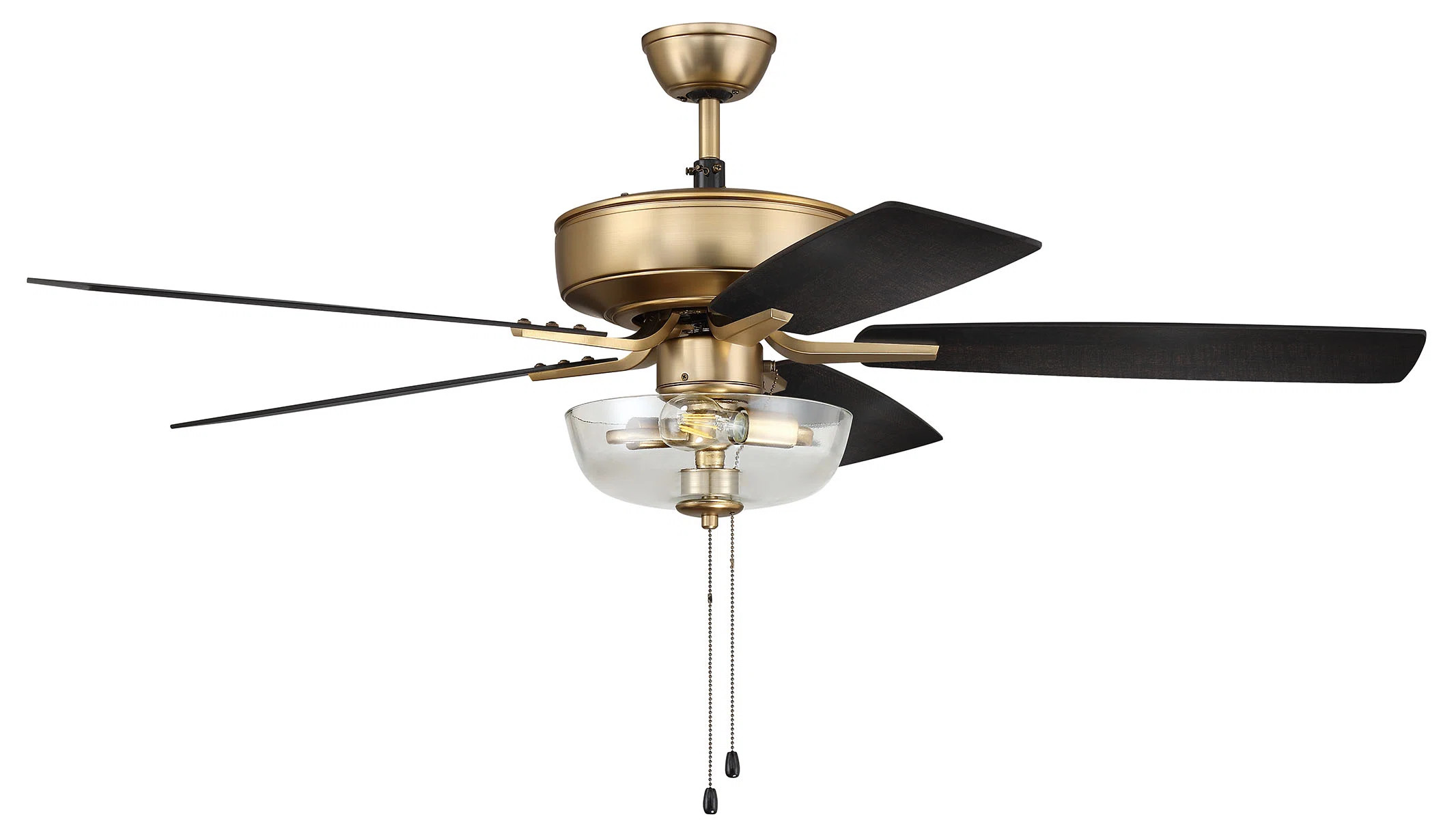 Pro Plus 101 Clear Bowl Light Kit 52'' Ceiling Fan with Light Kit | Wayfair North America