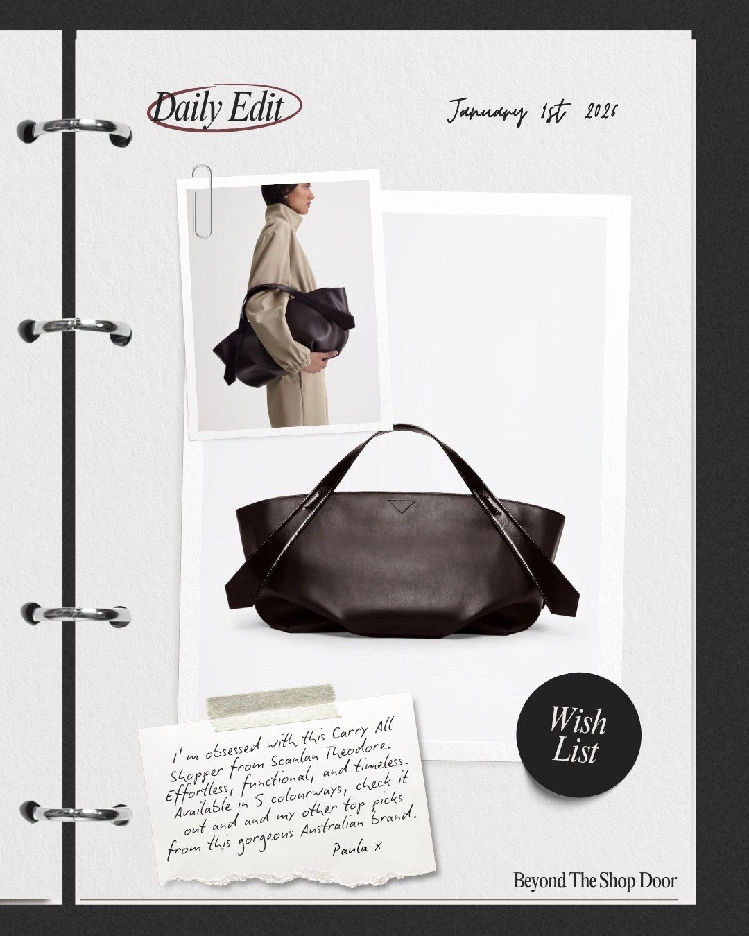 I’m completely obsessed with this Carry All Shopper from Scanlan Theodore 🤍

Effortless, functional, and timeless.

Available in five beautiful colourways.

Take a look at this stunning bag and my other top picks from this gorgeous Australian brand.

#LTKOver40