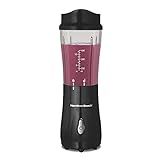 Amazon.com: Hamilton Beach Personal Blender for Shakes and Smoothies with 14 Oz Travel Cup and Li... | Amazon (US)