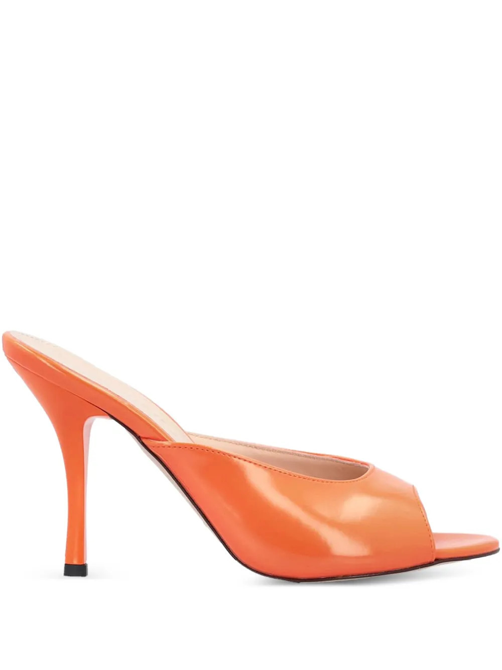 PINKO open-toe stiletto sandals - Orange | Farfetch Global