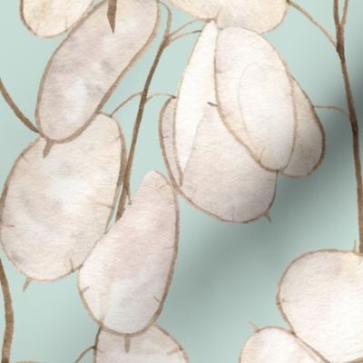 Lunaria Mint | Spoonflower