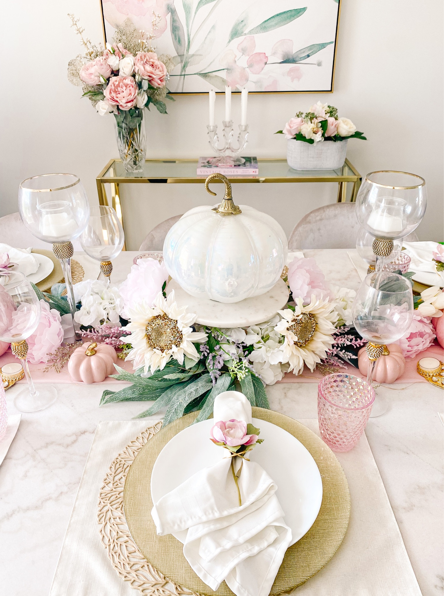 Pumpkin and floral ideas for your Thanksgiving/ fall tablescapes! ⚜️🌻🌸🤍

#LTKSeasonal #LTKHoliday #LTKhome