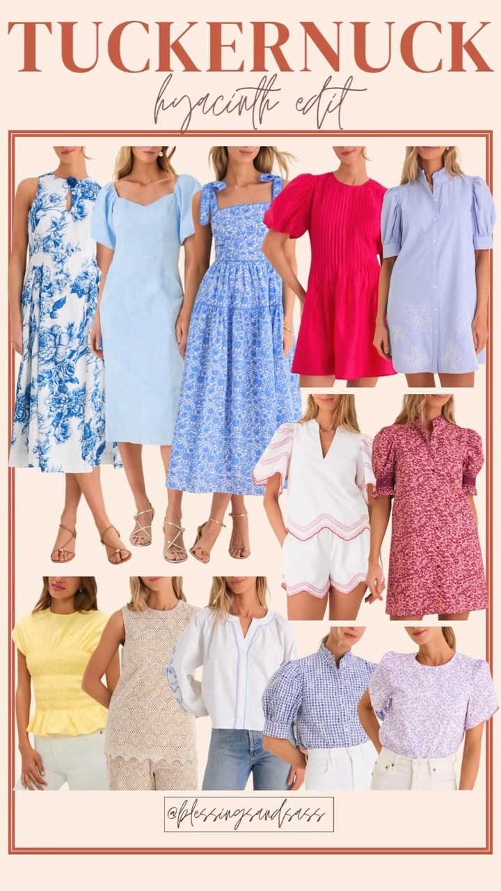 Hyacinth edit at Tuckernuck
-
-
-
Women’s fashion, spring fashion, spring style, spring outfits, spring outfit inspo, spring ootd, trendy fashion, chic style, fashion over 40, maxi dress, blouse, mini dress, midi dress, shorts

#LTKSeasonal #LTKOver40