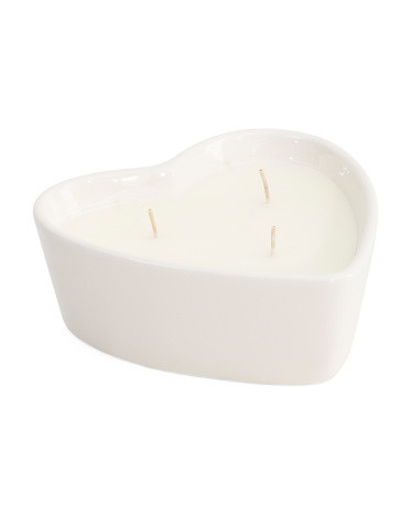 21oz Heart Bowl Candle | TJ Maxx