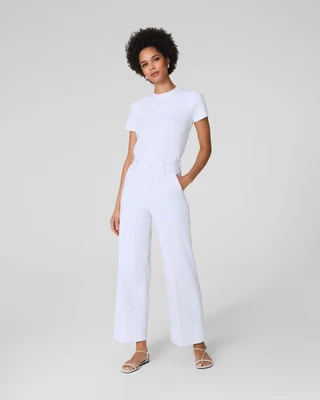 SPANXsupersmooth®  Stretch Twill Cropped Wide Leg Pant | Spanx