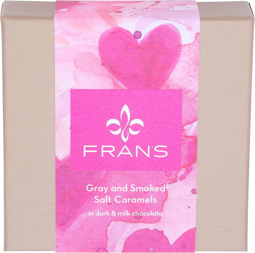 Frans Chocolates Organic Gray Smoked Salted Caramels, 3.6 Oz | Amazon (US)