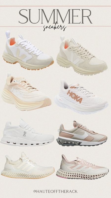 Neutral sneakers for summer casual and workout outfits!

#nike #oncloud #hoka #sneakers #whitesneakers #runningshoes #adidas #workoutshoes #venturi #airmax #gymshoes

#LTKfit #LTKFind #LTKshoecrush