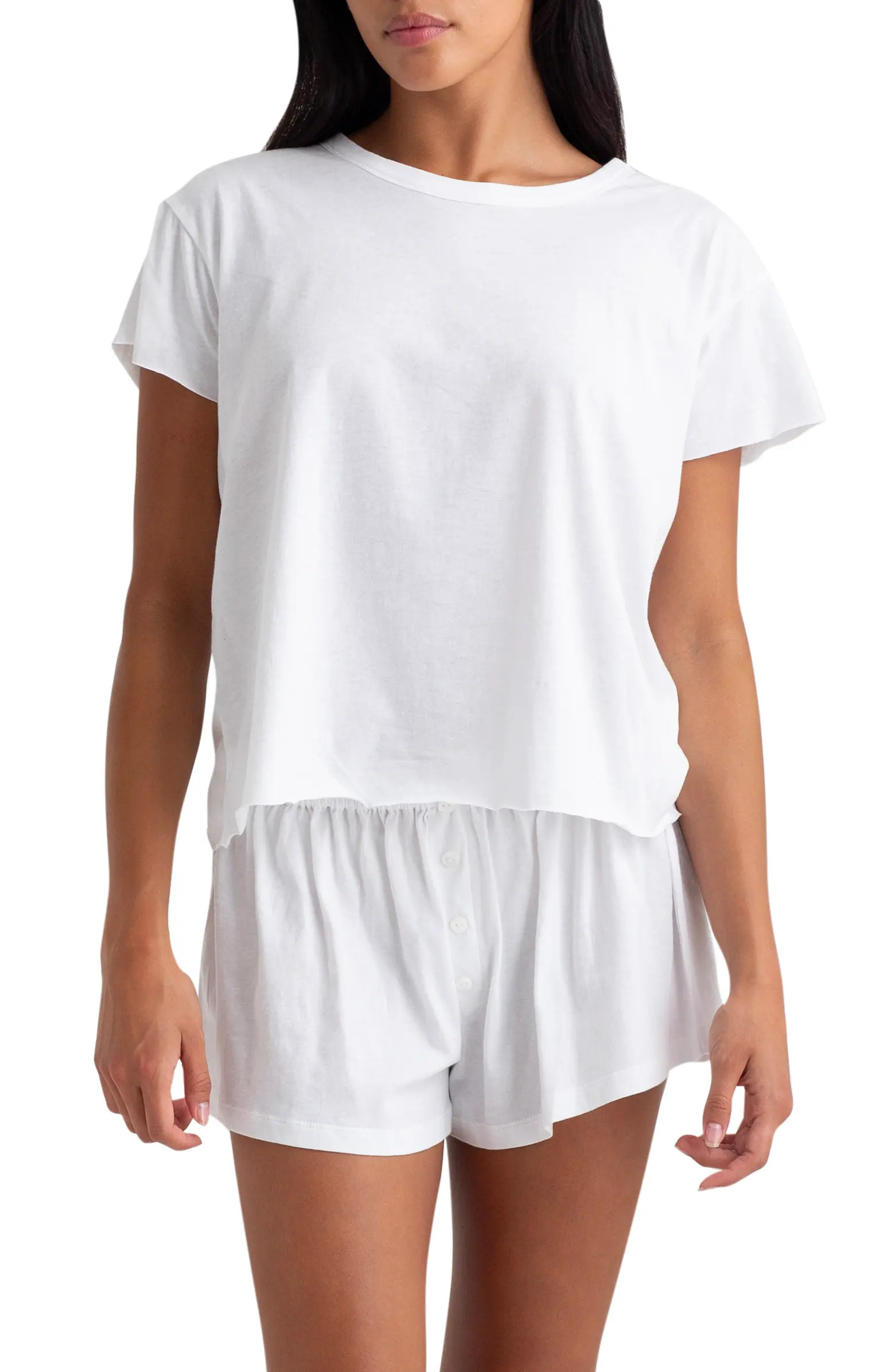 Boxy Organic Cotton Sleep T-Shirt | Nordstrom
