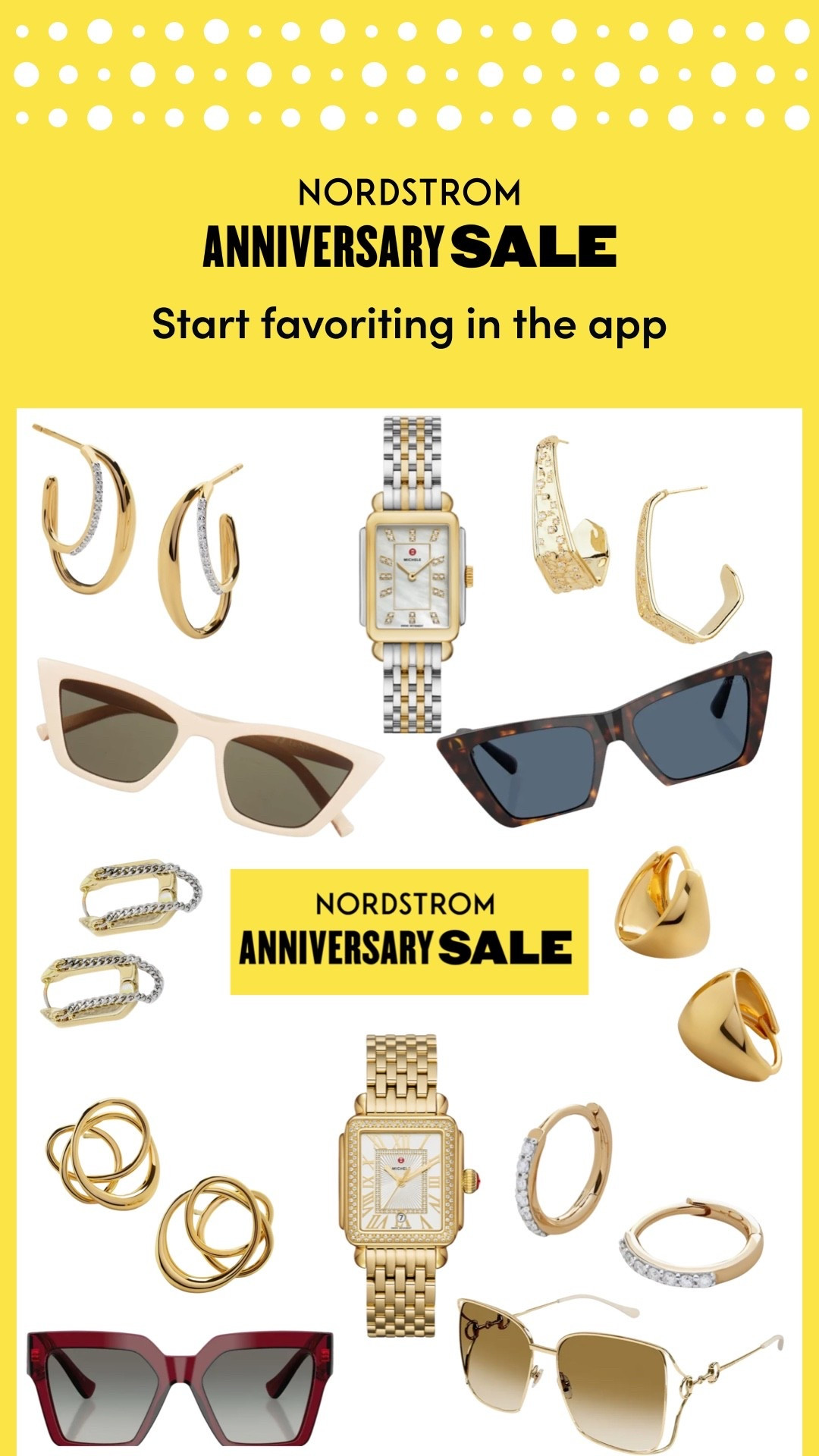 My accessories, sunglasses, jewelry and watch picks from this years Nordstrom Anniversary Sale!

#NSALE #nordstrom #nordstromsale #nordstromanniversarysale #nordygirl #backtoschool #fall #jewelry #sunglasses #watches #goldjewelry #jimmychoo #versace #gucci #lespecs 

#LTKSaleAlert #LTKSeasonal