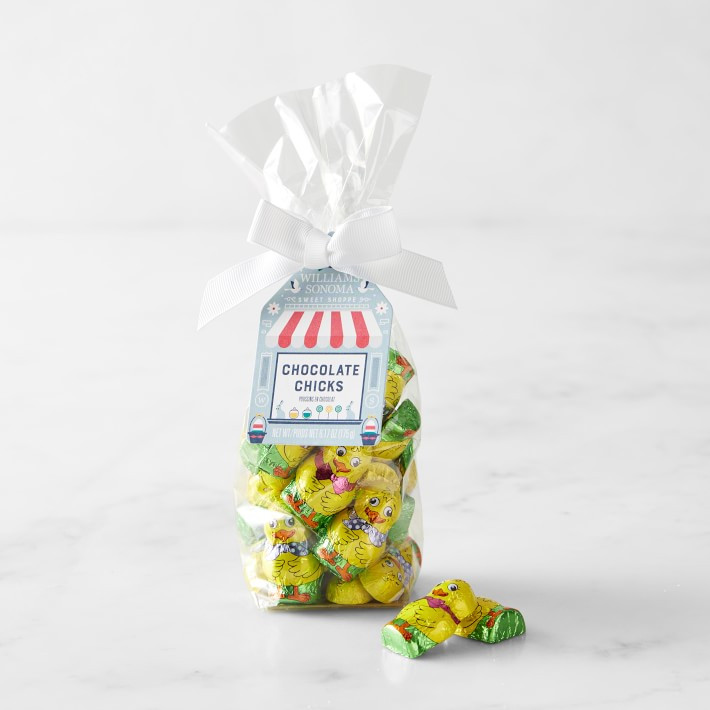 Williams Sonoma German Chocolate Foiled Chicks | Williams-Sonoma